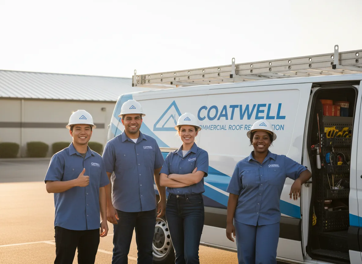 Commercial roof coating company in Lytle, TX